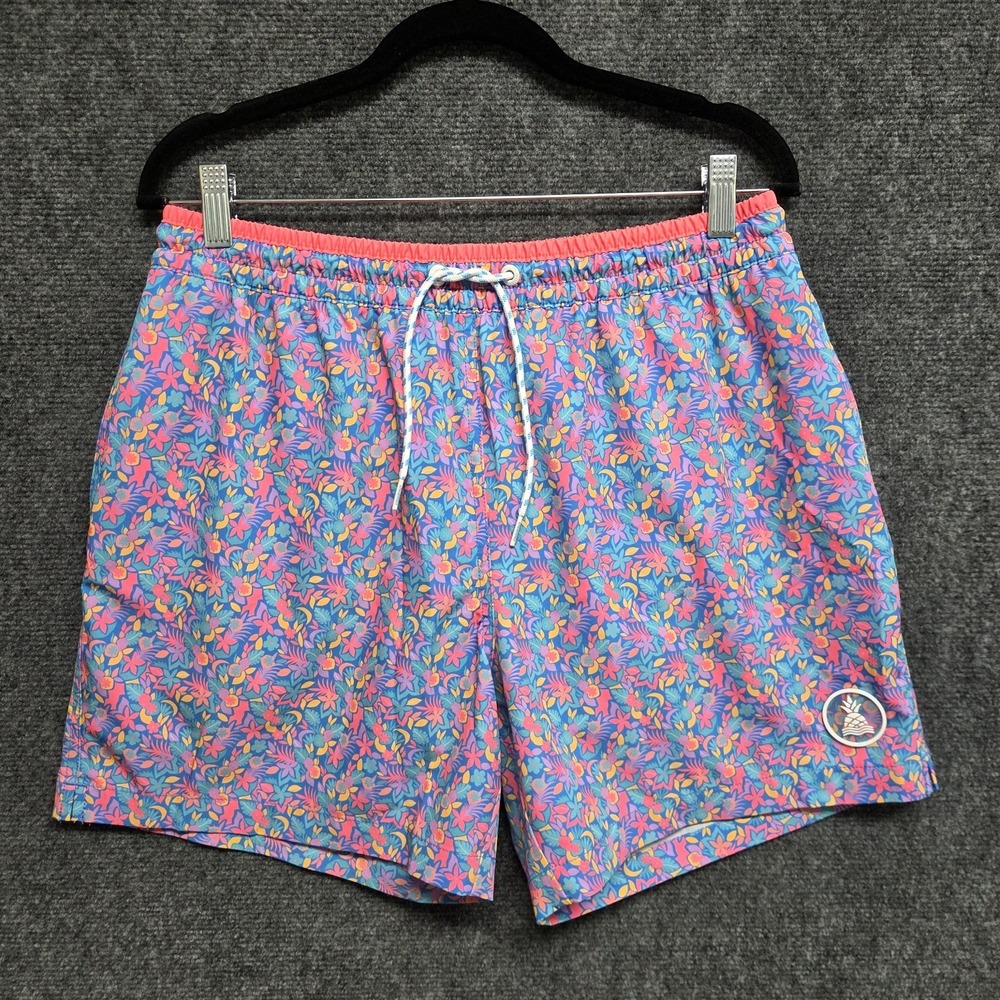 Chubbies The Spades Shorts Mens Large Floral Classic 5.5" Boxer Liner Swim Beach